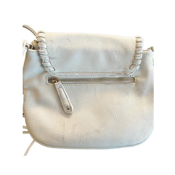 BIG BUDDHA | cream crossbody fringe bag - Picture 4 of 6